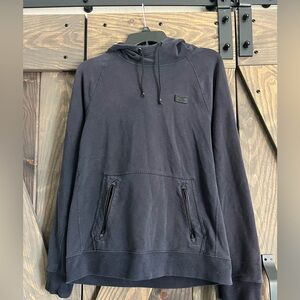 Abercrombie & Fitch Navy Hoodie with Zipper Pockets